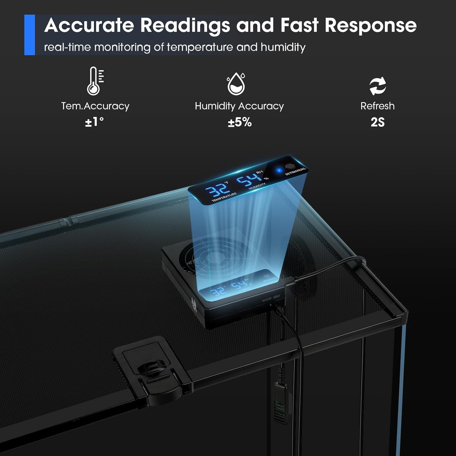 Digital Tank Monitor for Reptiles