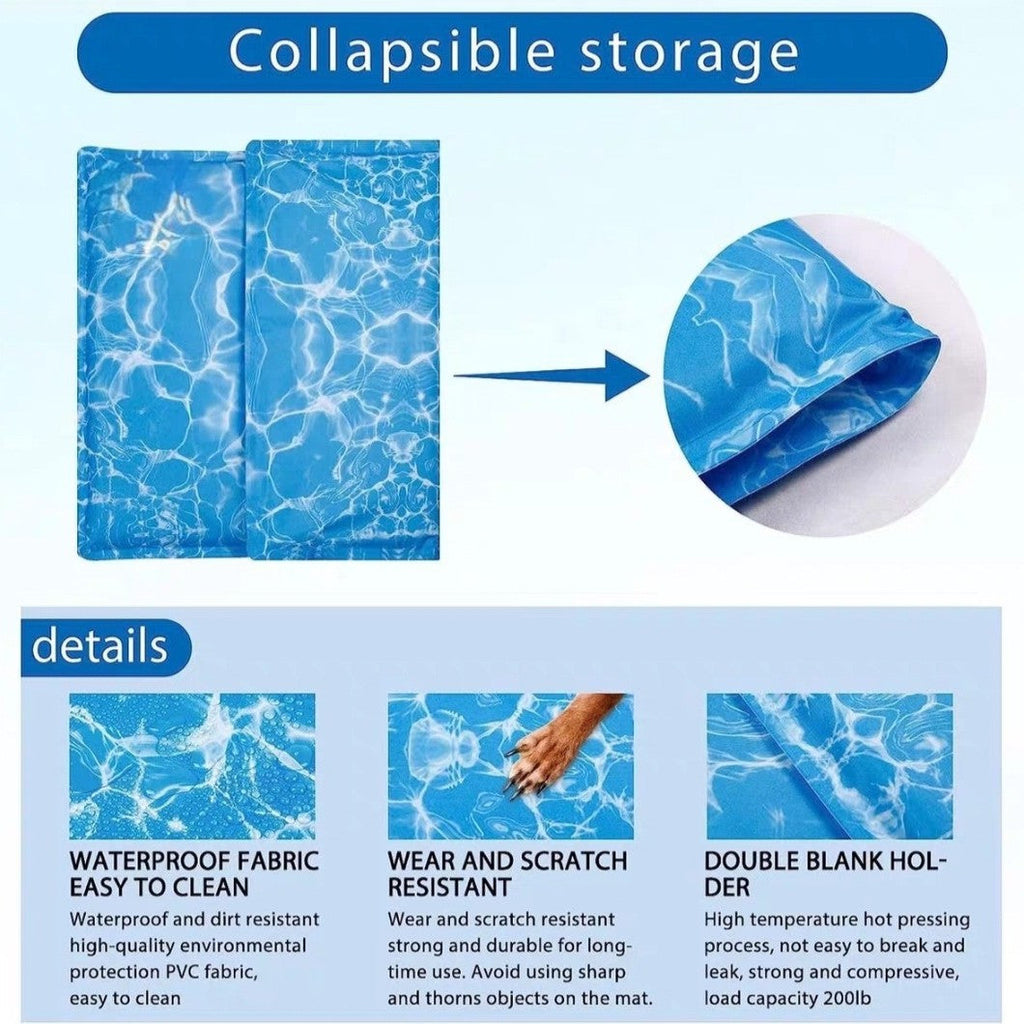 Gel-sponge Cooling Mat For Dogs