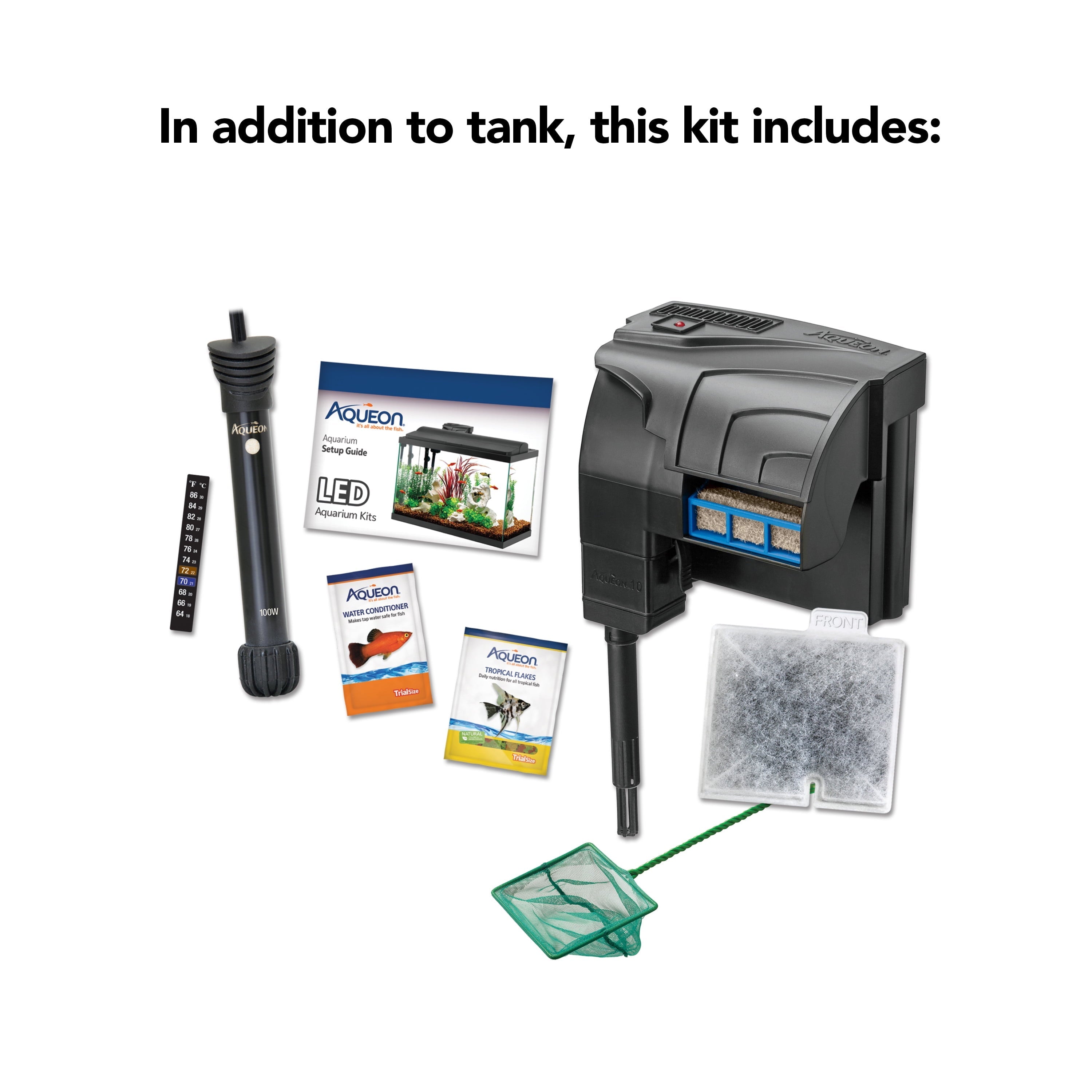 Aquarium Starter Kit with LED Lighting/20 Gallon