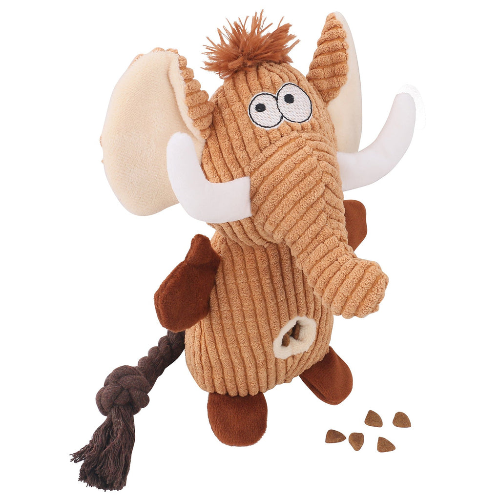 Food-Hiding Plush Squeaky Toy For Dogs
