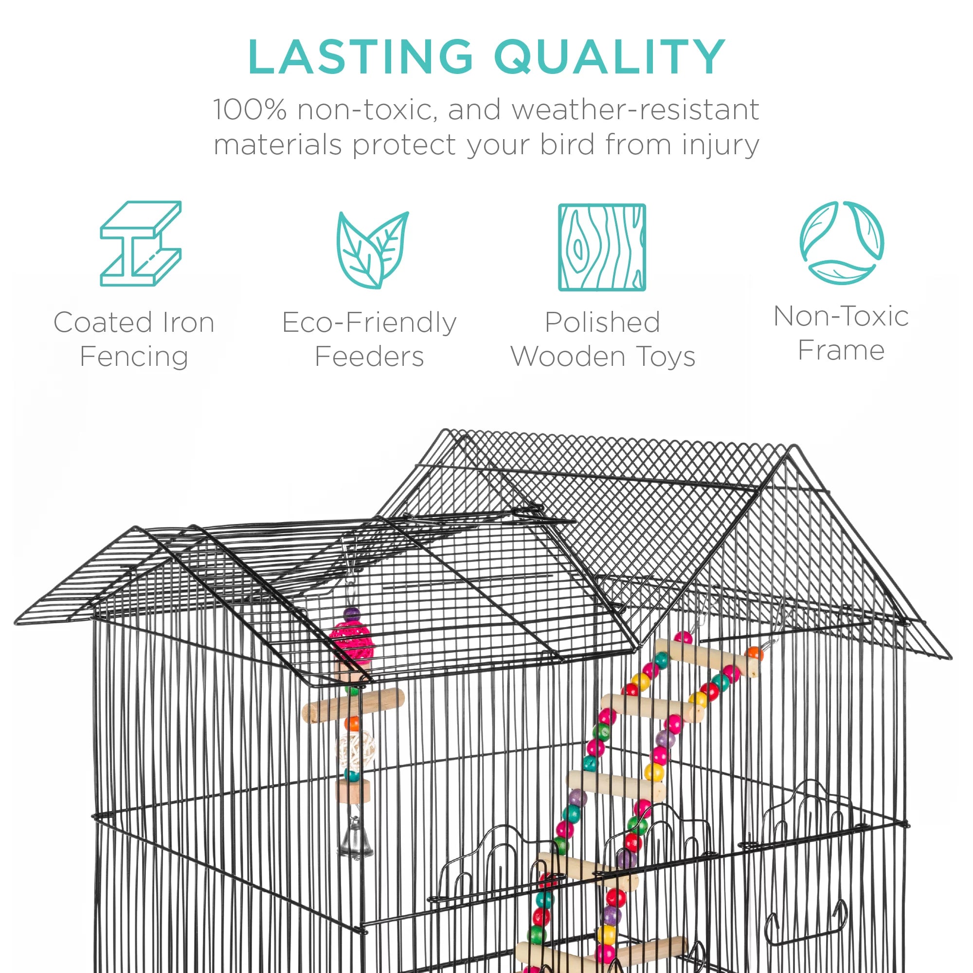 36In  Iron Bird Cage