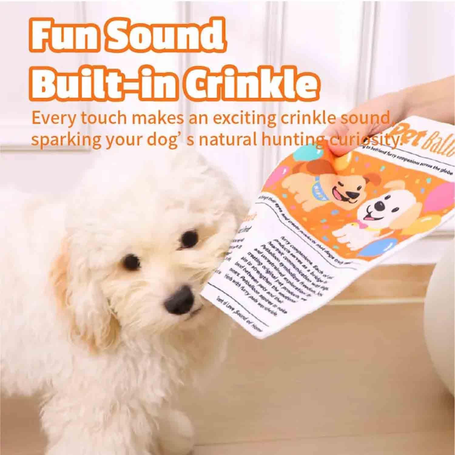 Indestructible Newspaper Dog Toy / 2-Pack