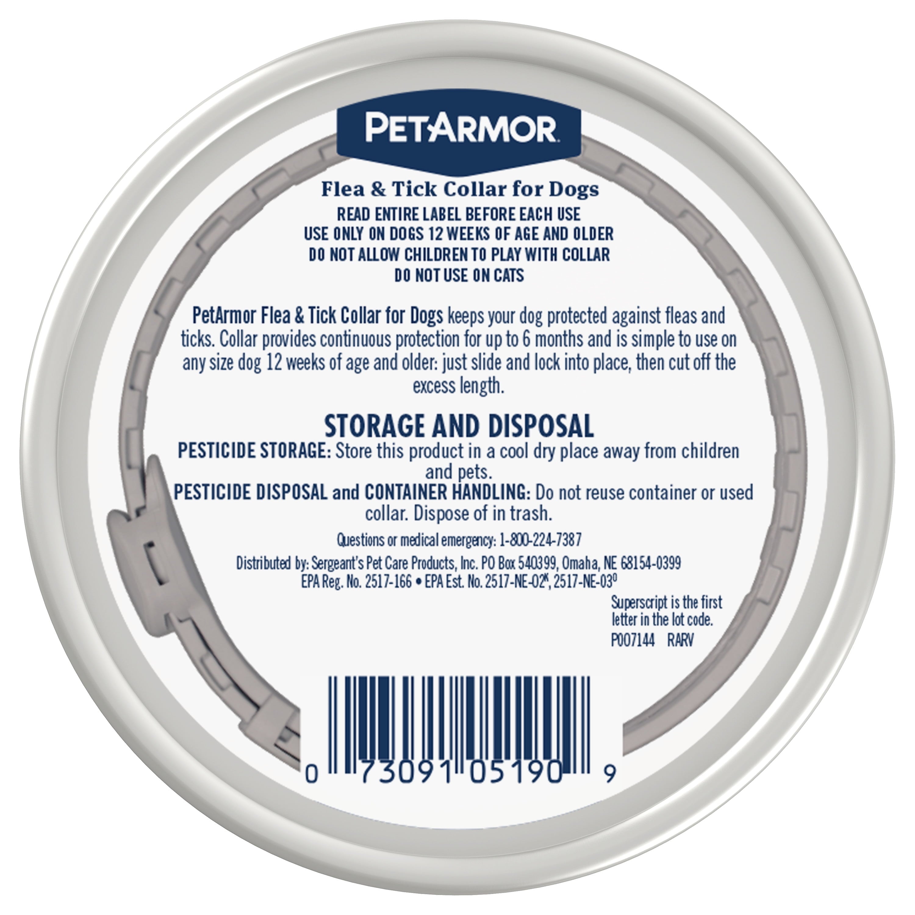 Ultimate Flea & Tick Protection Collar for Dogs