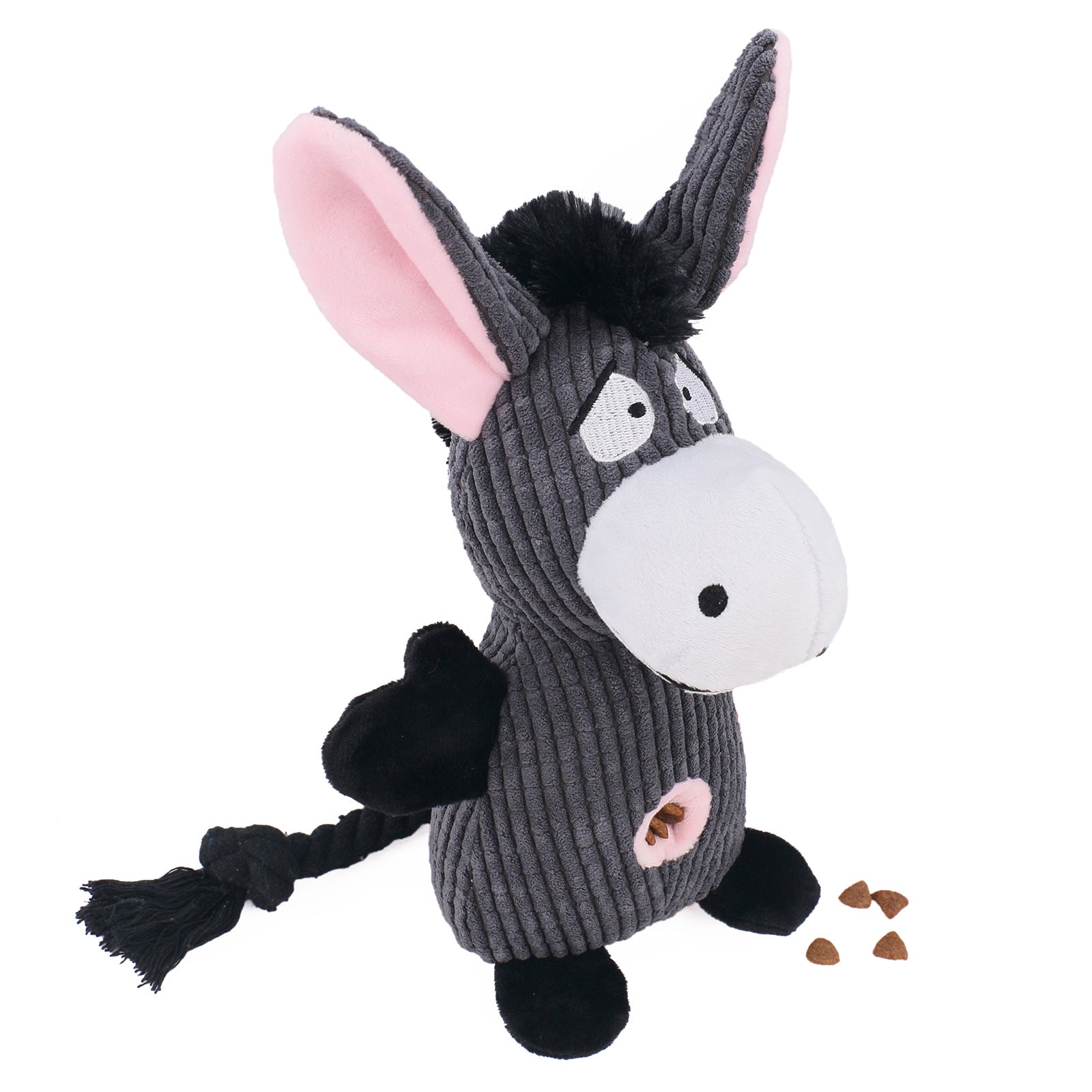 Food-Hiding Plush Squeaky Toy For Dogs
