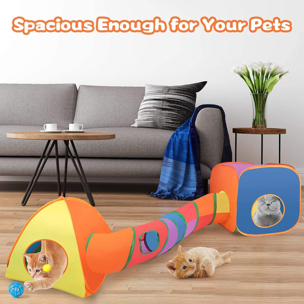 Tunnel & Play Tent Set for Small Pets