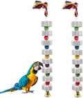 2 Pack  Calcium Toy Blocks for Birds