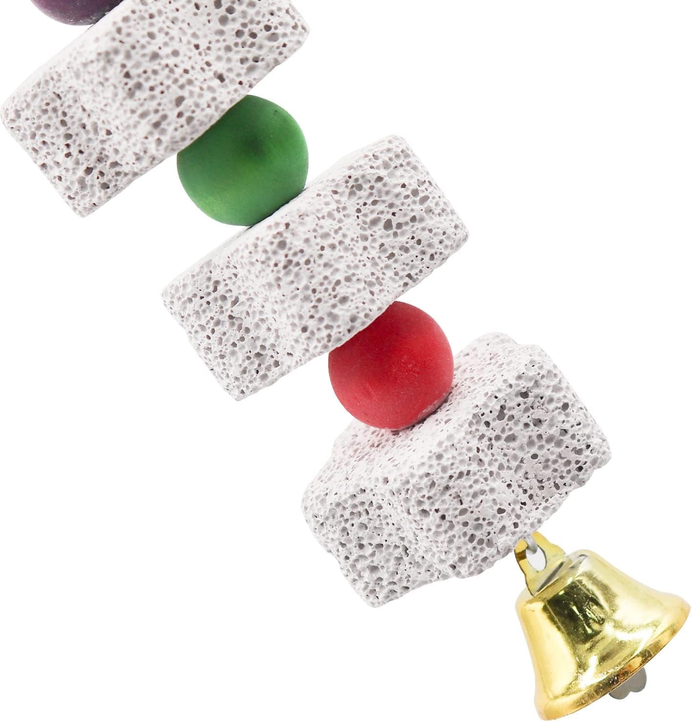 2 Pack  Calcium Toy Blocks for Birds