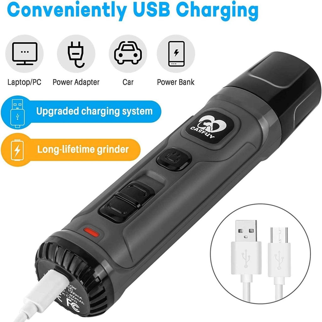 Dog nail Grinder with 2 LED Light