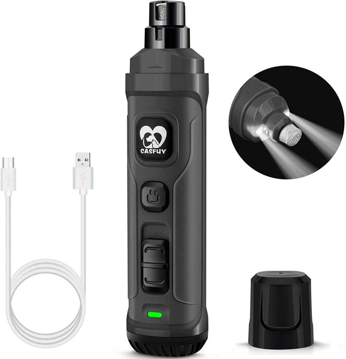 Dog nail Grinder with 2 LED Light