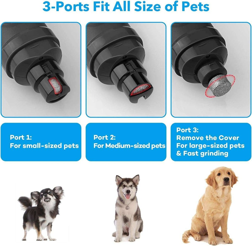 Dog nail Grinder with 2 LED Light