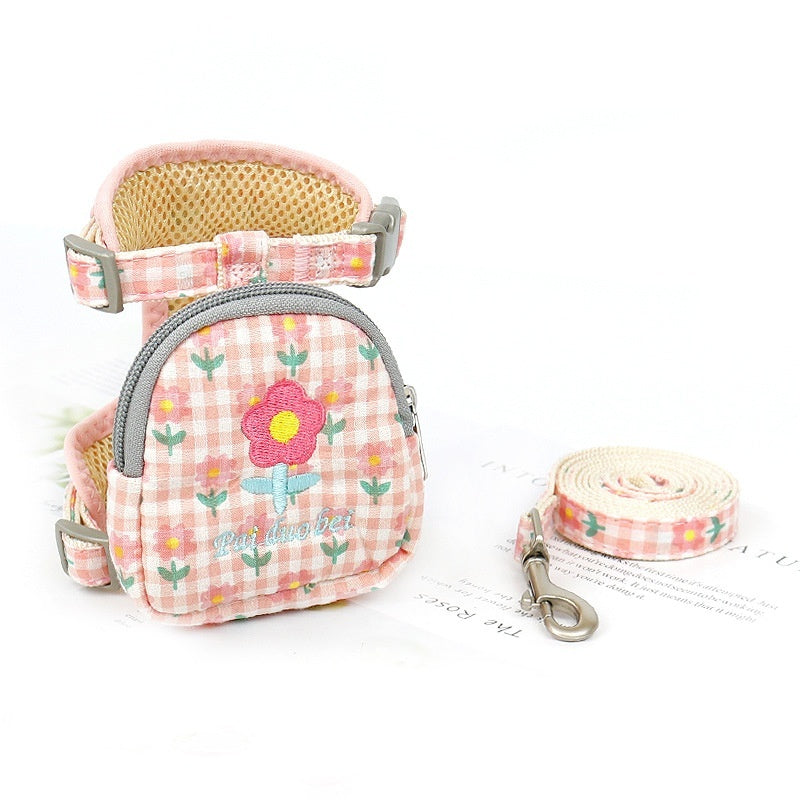 Small Dog  Leash & Harness
