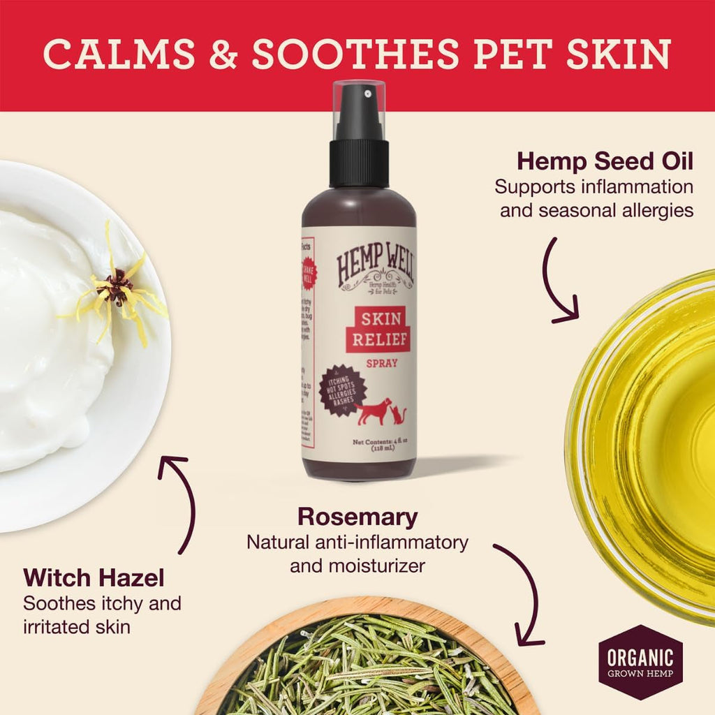 Hemp Itch Relief Spray for Dogs & Cats