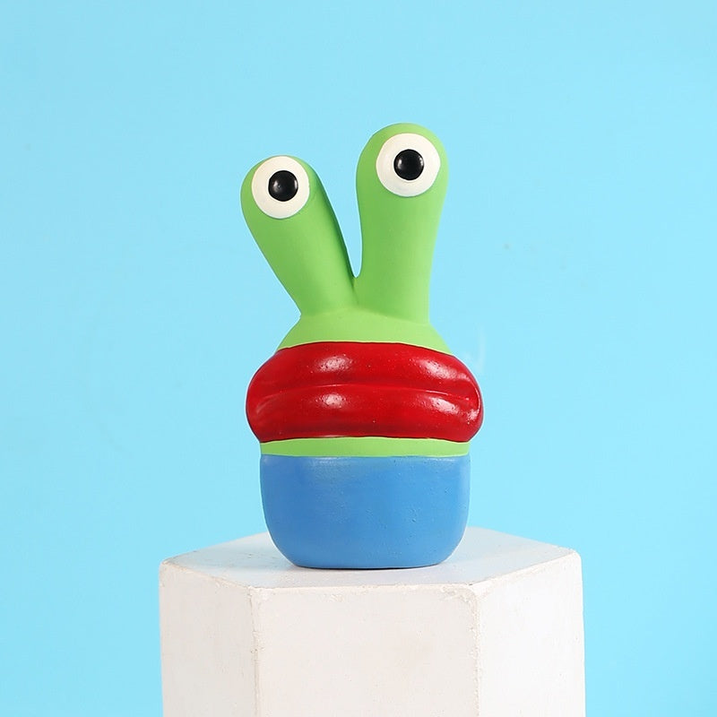 Chew-Resistant Natural Latex  Squeaky Toy for Dogs