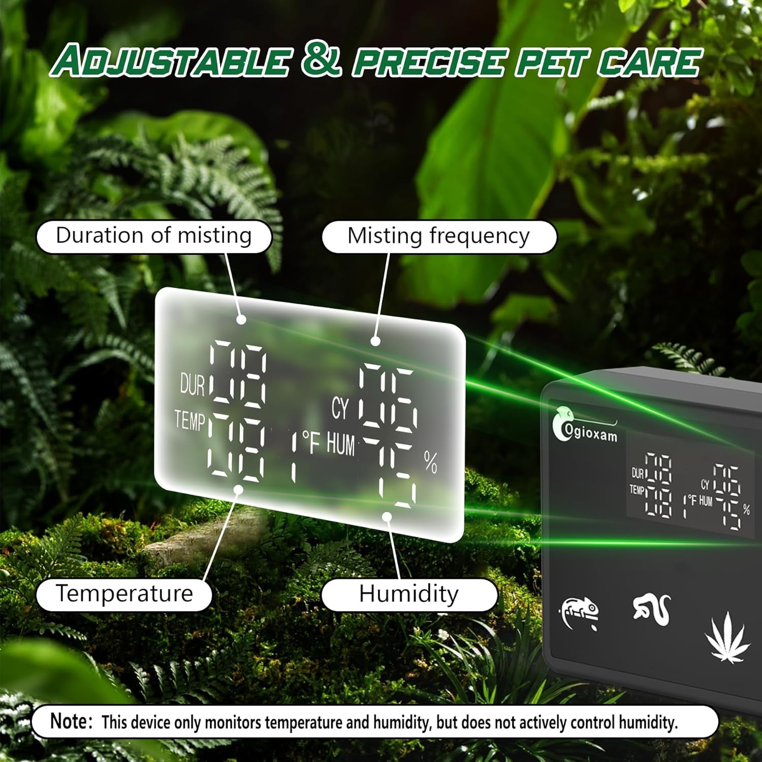 Automatic Smart Humidifier for Reptiles