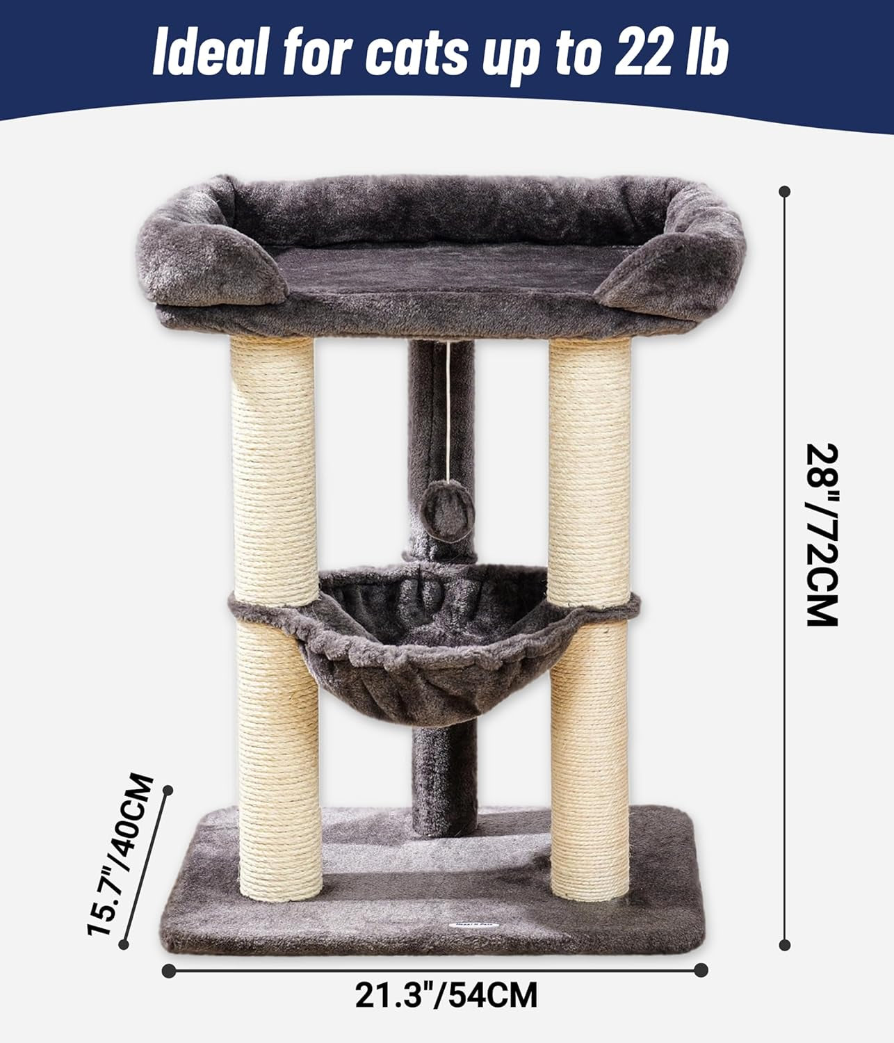 28-Inch Cat Tree for  Cats