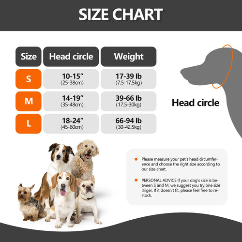 , Waterproof Dog Calming Hood,
