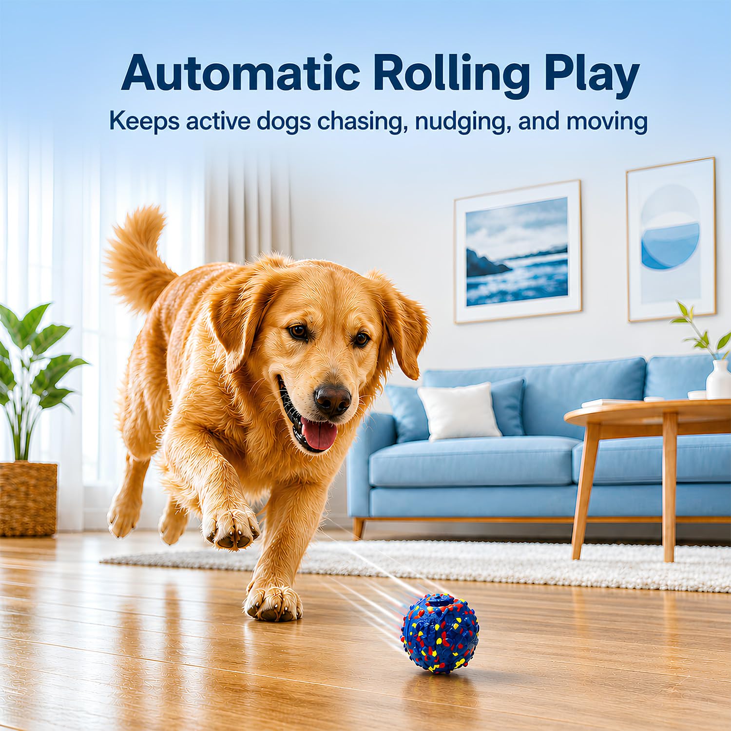 Lightweight Moving Dog Toy