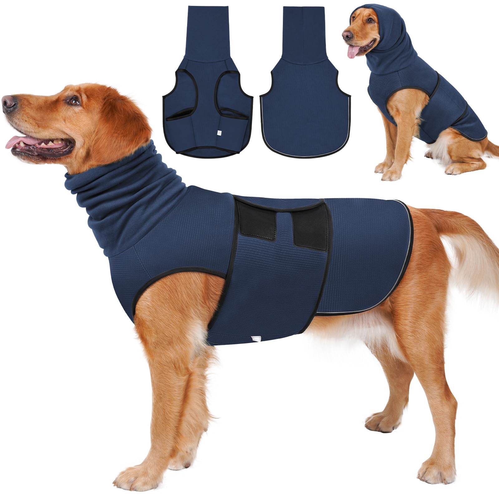 2-in-1 Dog Anxiety Vest With Hood,