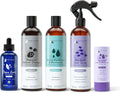 Charcoal Dog Grooming Bundle - Natural Shampoo Conditioner Skin Coat Care