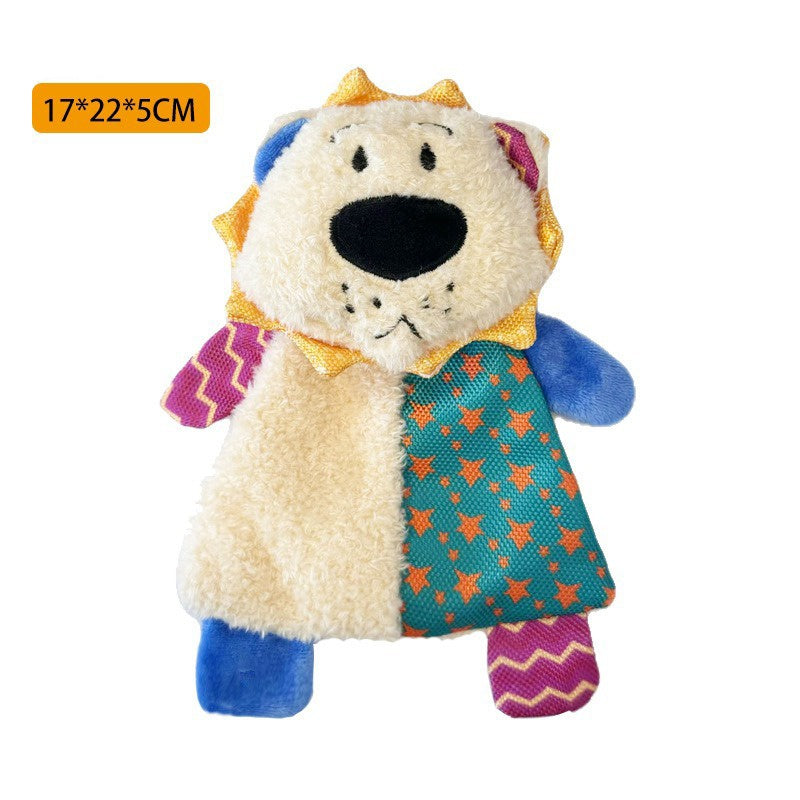 Crinkle Paper Dog Toy With Dual Squeakers
