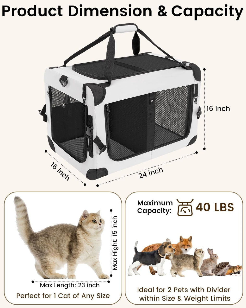 Large Carrier for Cats