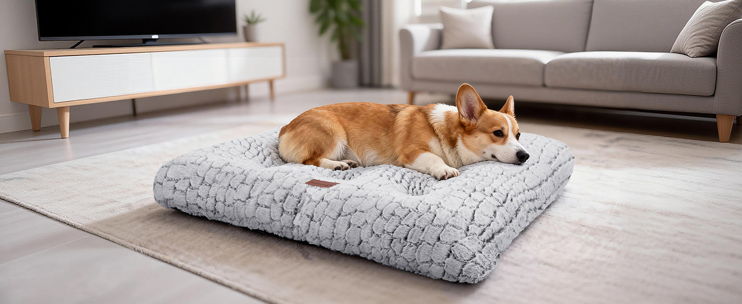Plush & Washable Kennel Mat / 24x18