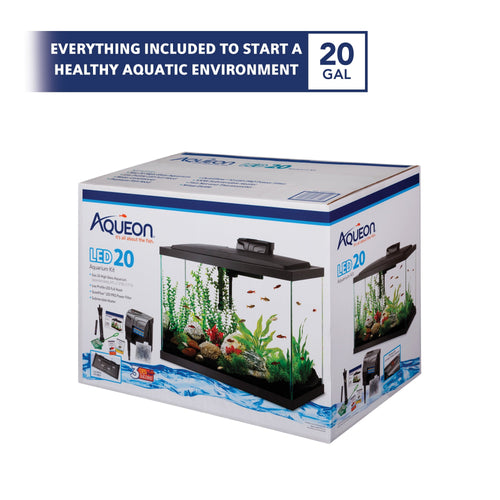 Aquarium Starter Kit with LED Lighting/20 Gallon