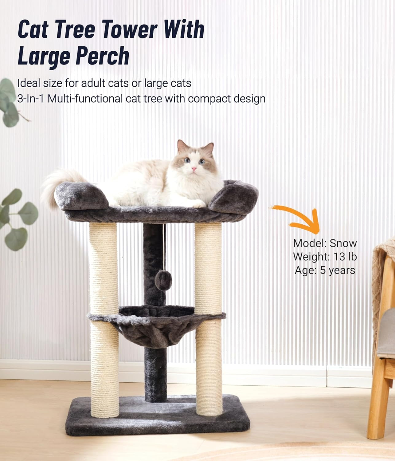 28-Inch Cat Tree for  Cats