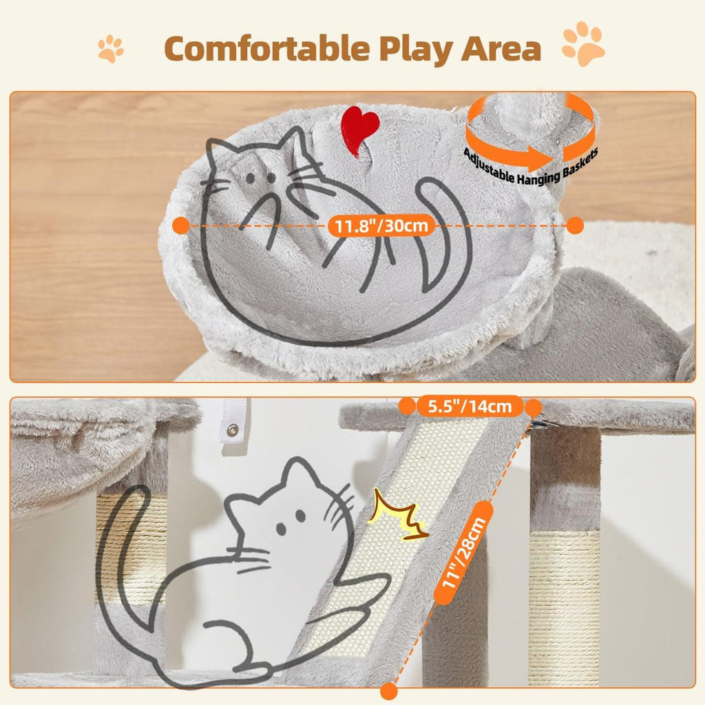 38-Inch Cat Tree for Cats | Kittens