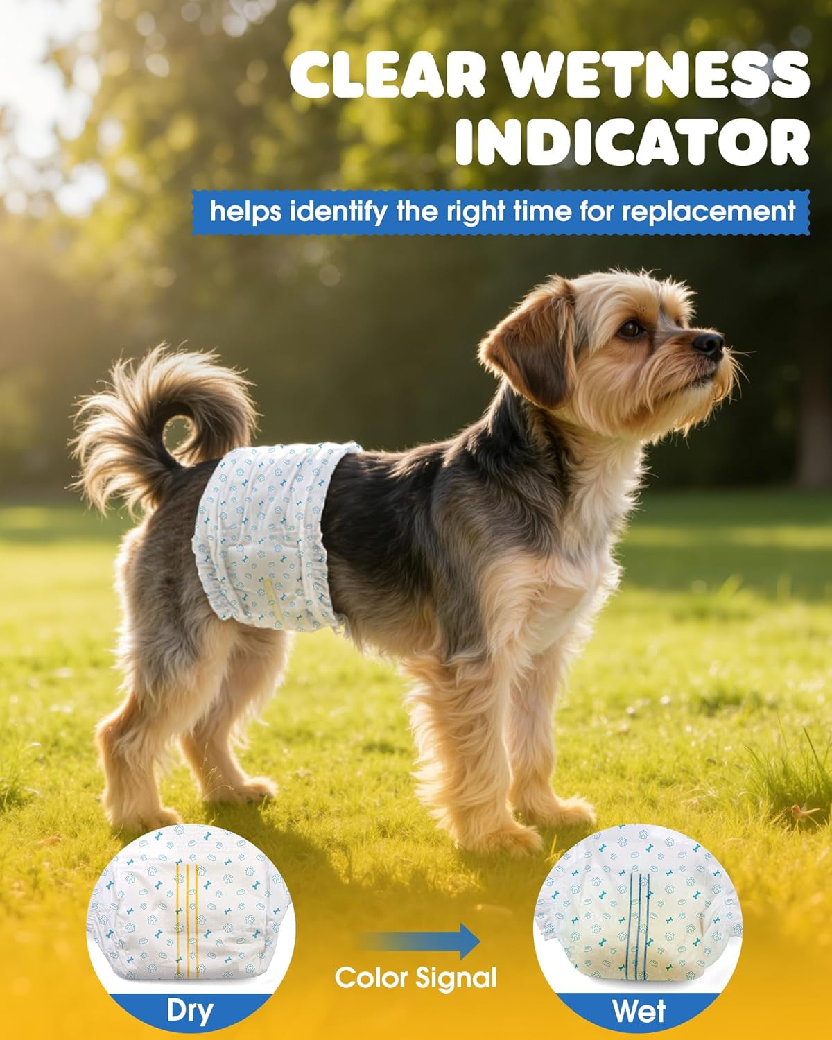Diapers for Small Male Dogs /96 Count