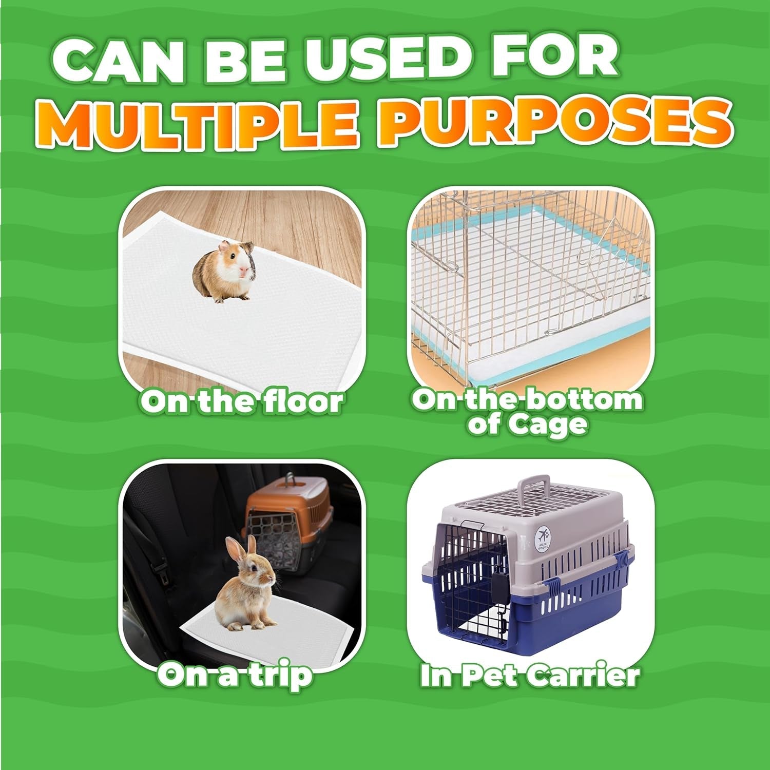 Disposable Cage Liners / 50 Pack