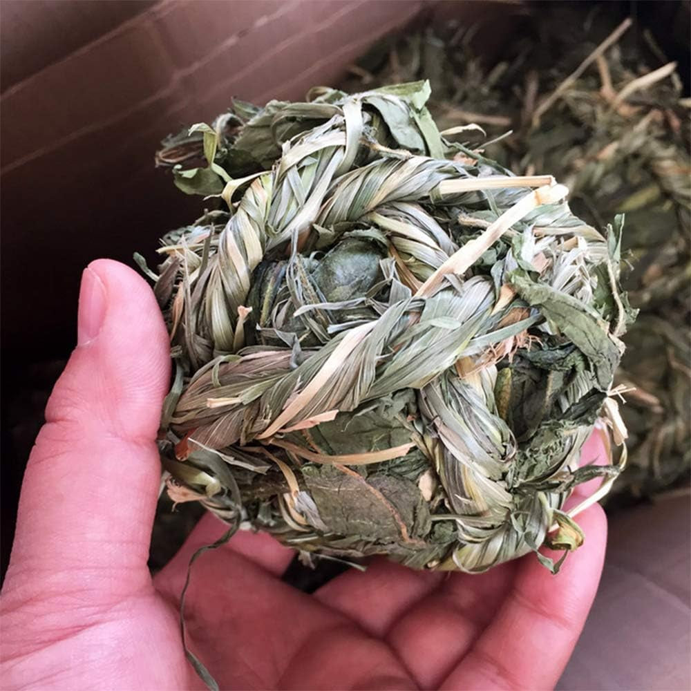 Timothy Grass Chew Ball for Bunnies, Hamsters, and Guinea Pigs! 🐰🐹🥳