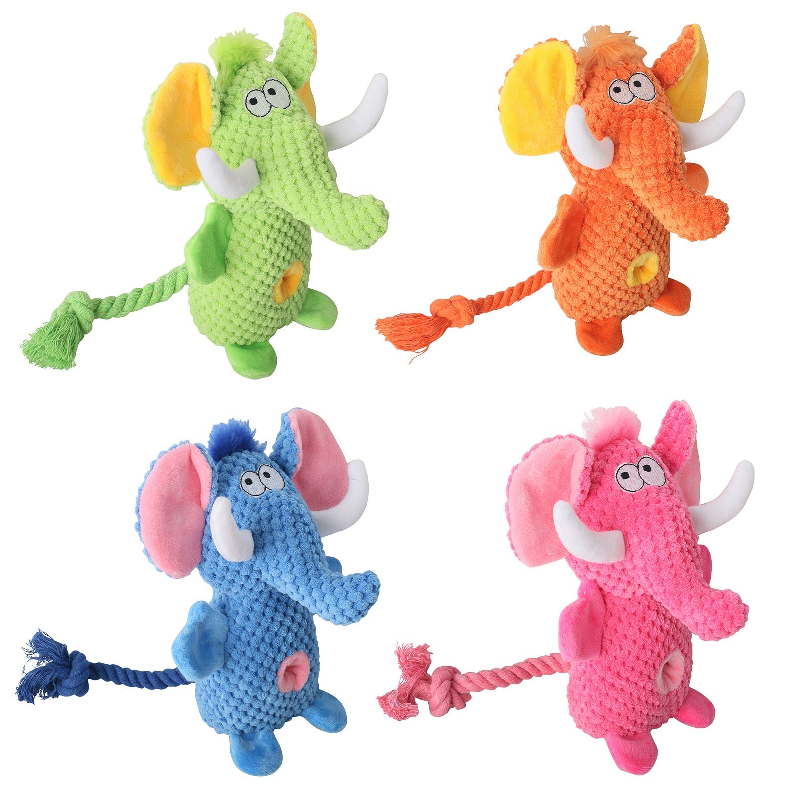Food-Hiding Plush Squeaky Toy For Dogs