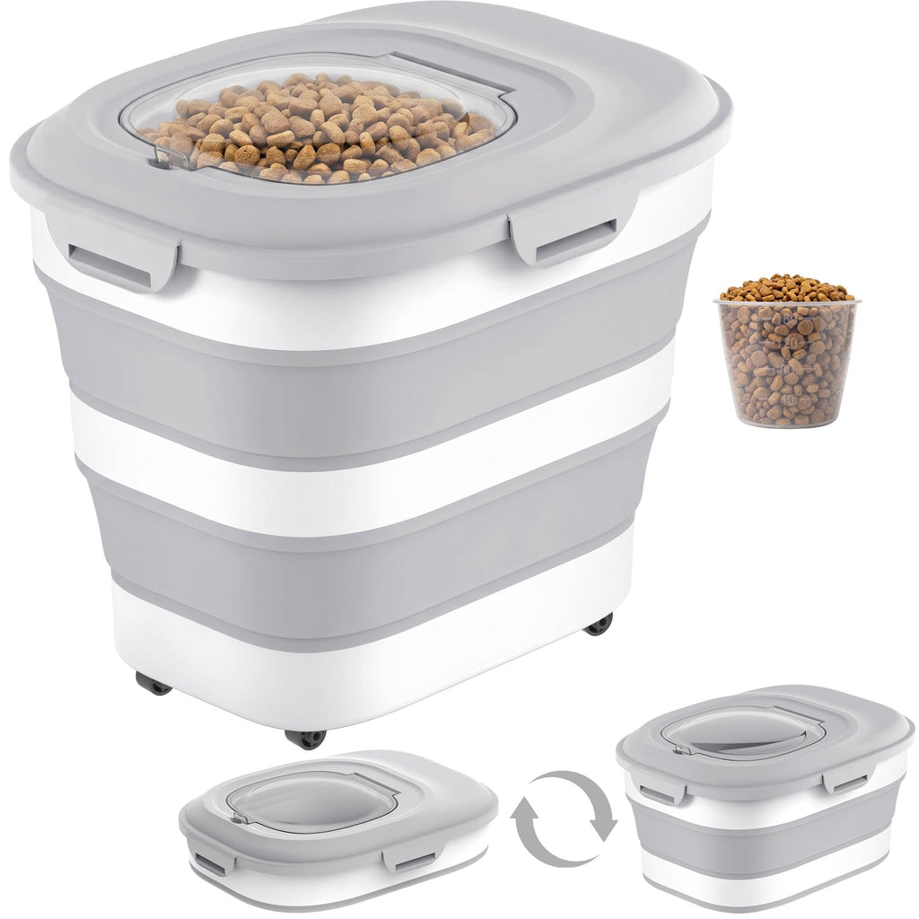 Collapsible Pet Food Storage Container
