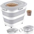 Collapsible Pet Food Storage Container