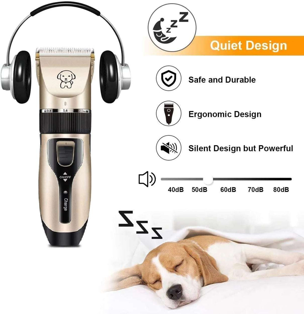 Rechargeable Low Noise Dog Clippers