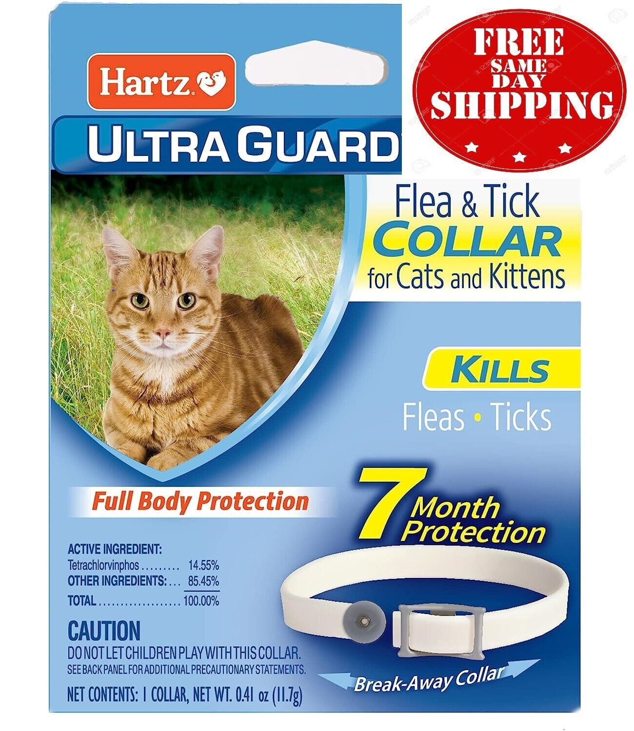 Hartz Ultraguard Flea & Tick Collar for Cats & Kittens