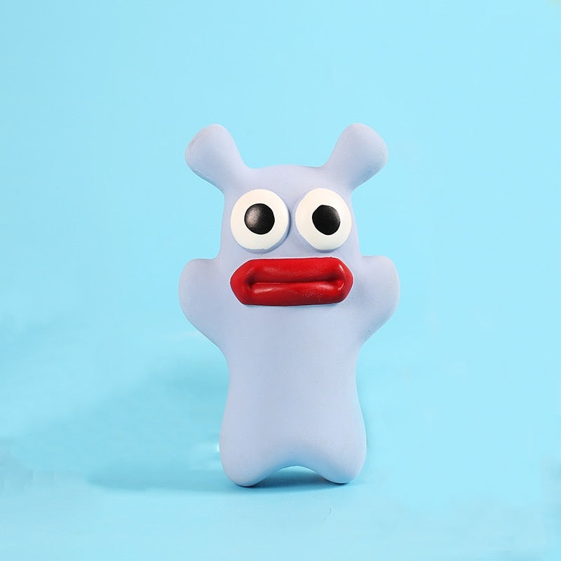 Chew-Resistant Natural Latex  Squeaky Toy for Dogs