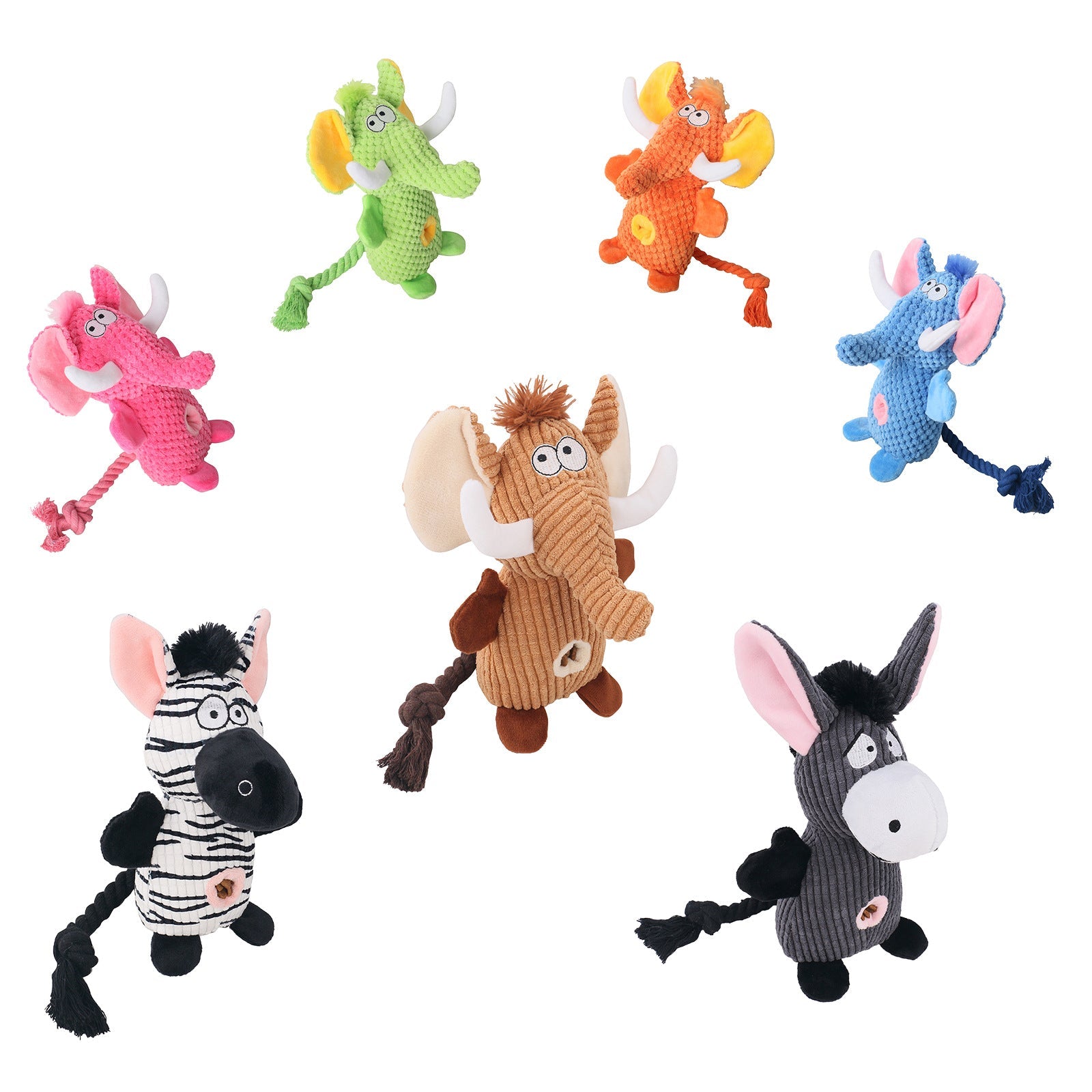 Food-Hiding Plush Squeaky Toy For Dogs