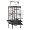 68.5'' H Metal Rolling Bird Cage