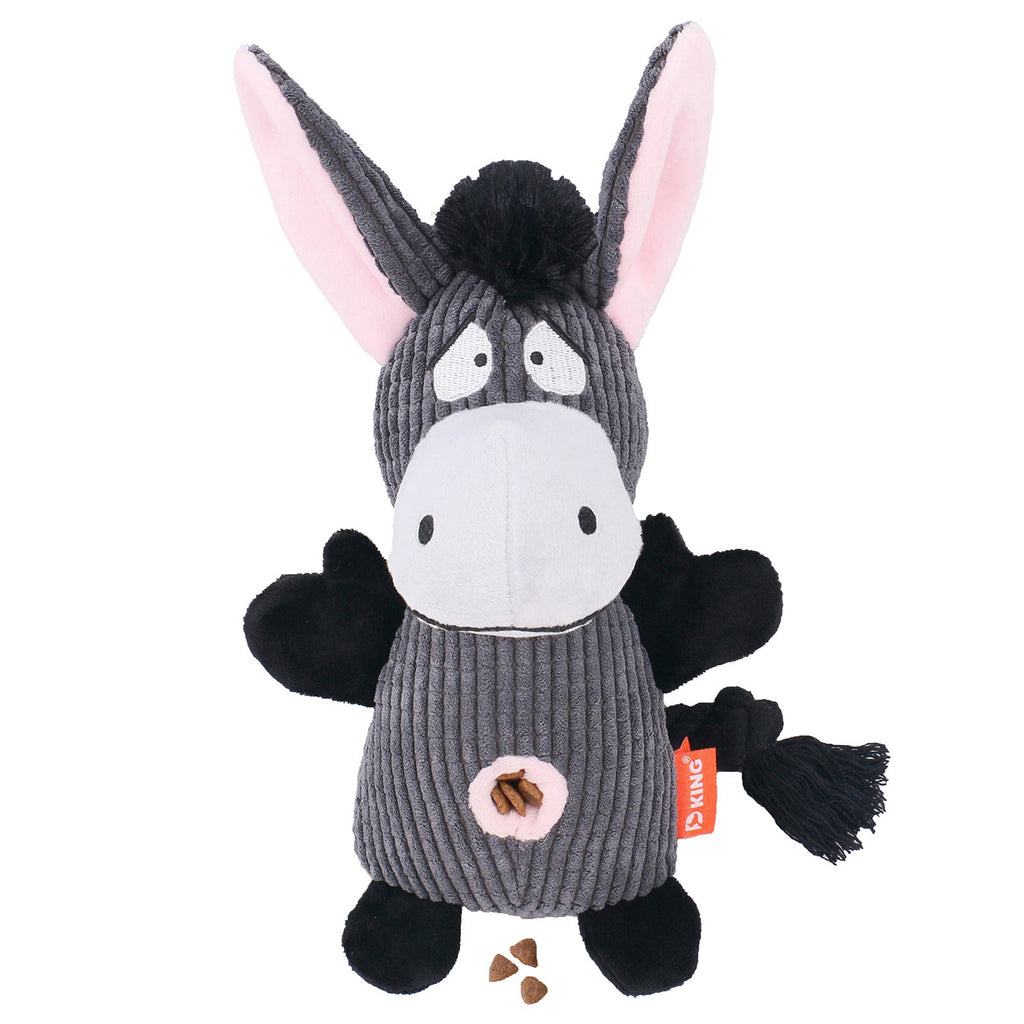 Food-Hiding Plush Squeaky Toy For Dogs