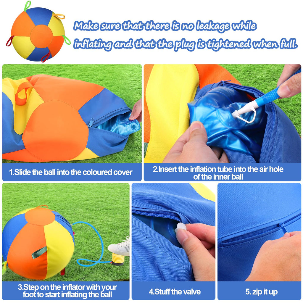 Large Dog Ball With Handles