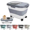 Dog / Cat Food Containers with Wheels