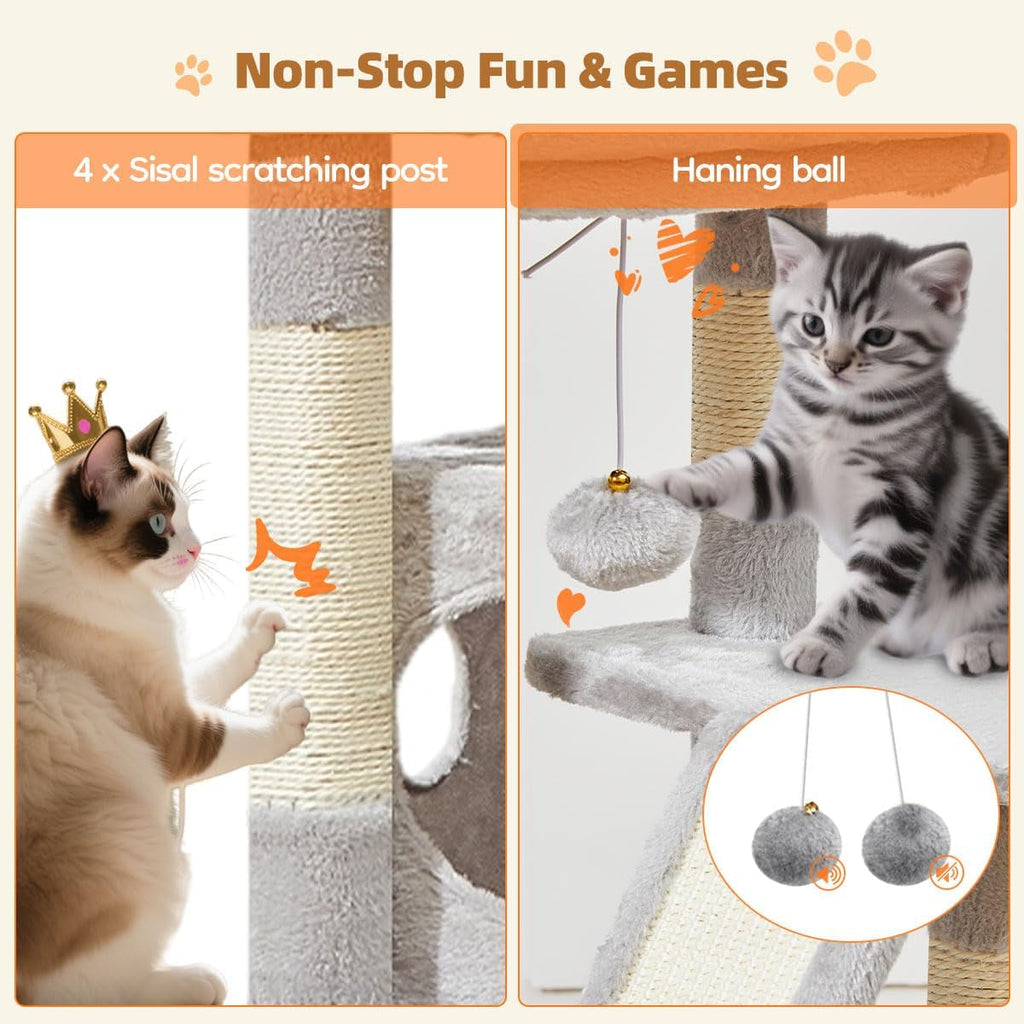 38-Inch Cat Tree for Cats | Kittens