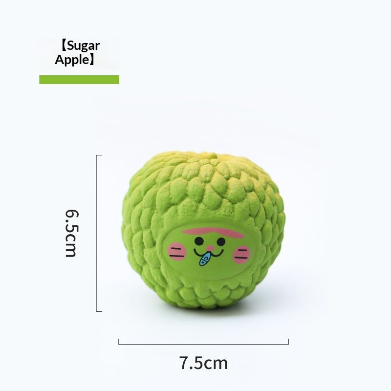 Chew-Resistant Natural Latex  Squeaky Toy for Dogs