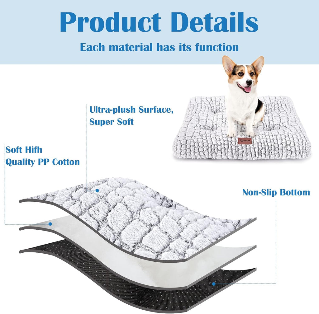 Plush & Washable Kennel Mat / 24x18