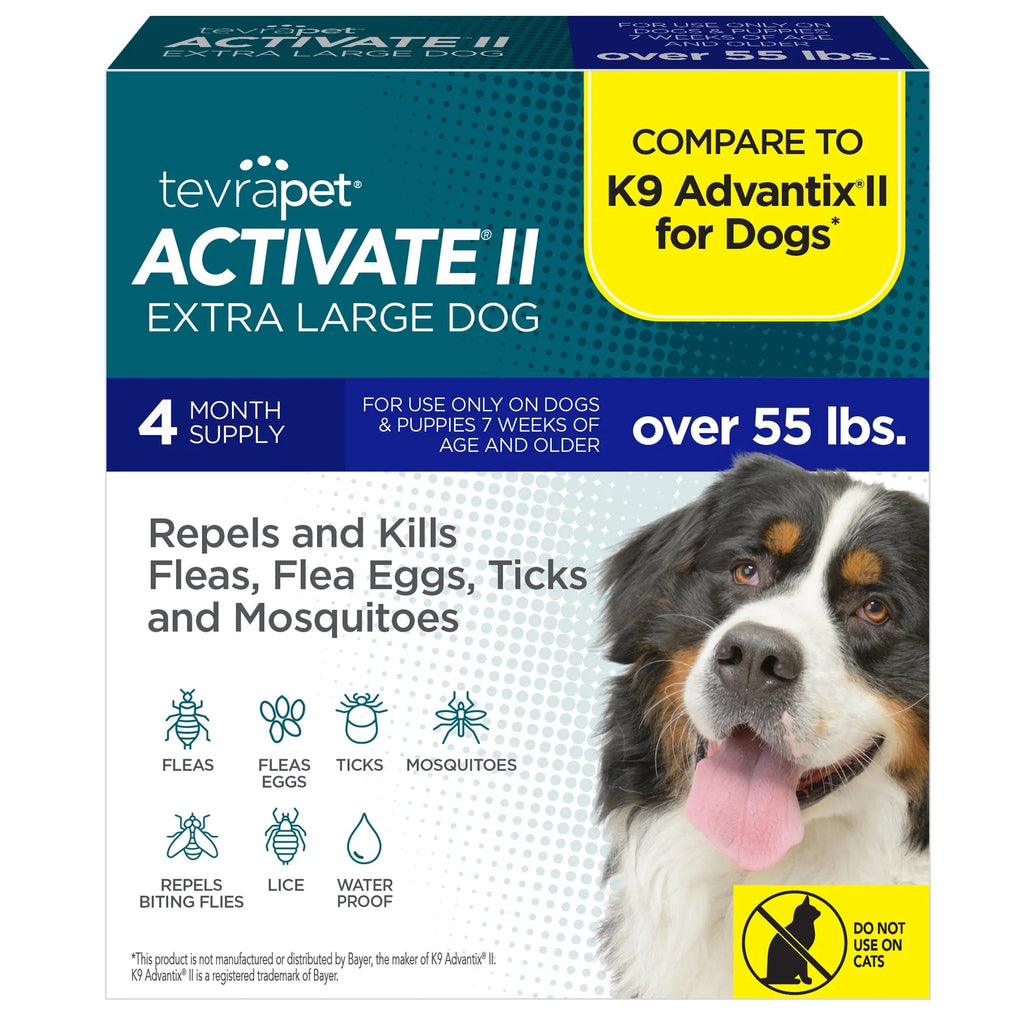 Activate II Flea and Tick Prevention  Drops for Extra Large Dogs (55+ lbs)