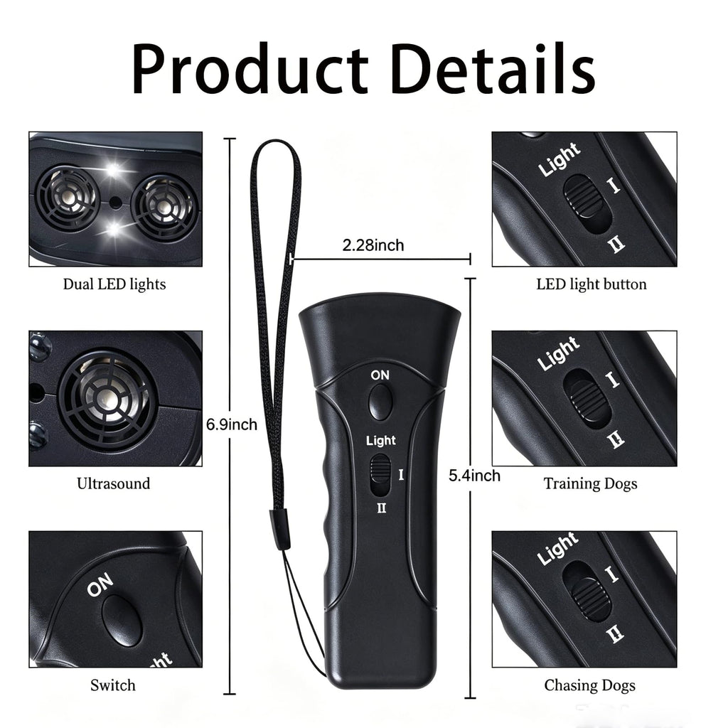 Portable Ultrasonic Dog Trainer