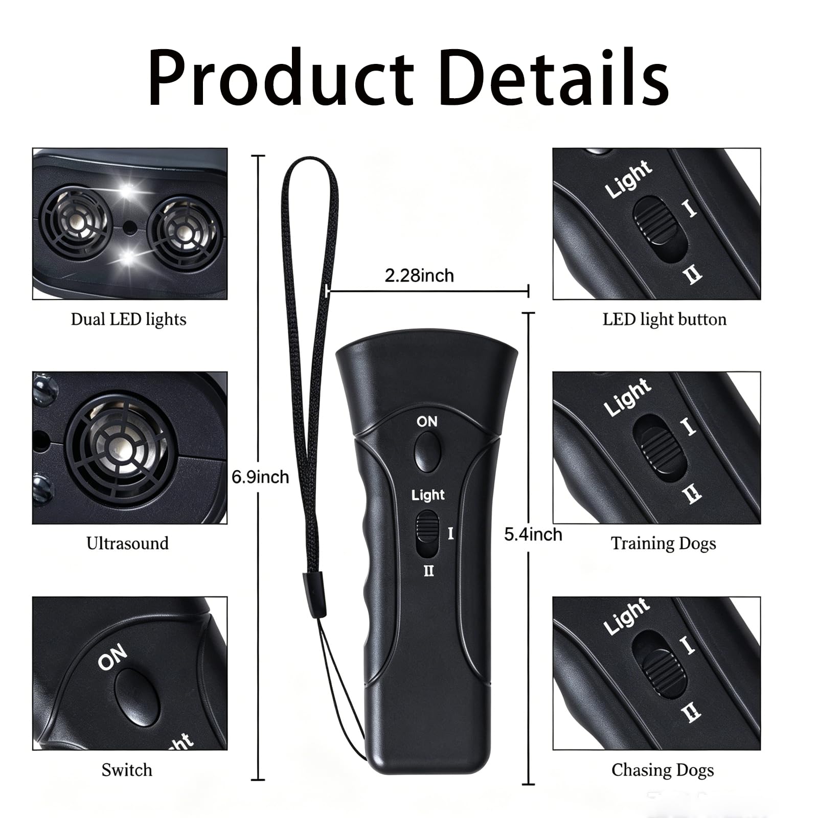 Portable Ultrasonic Dog Trainer