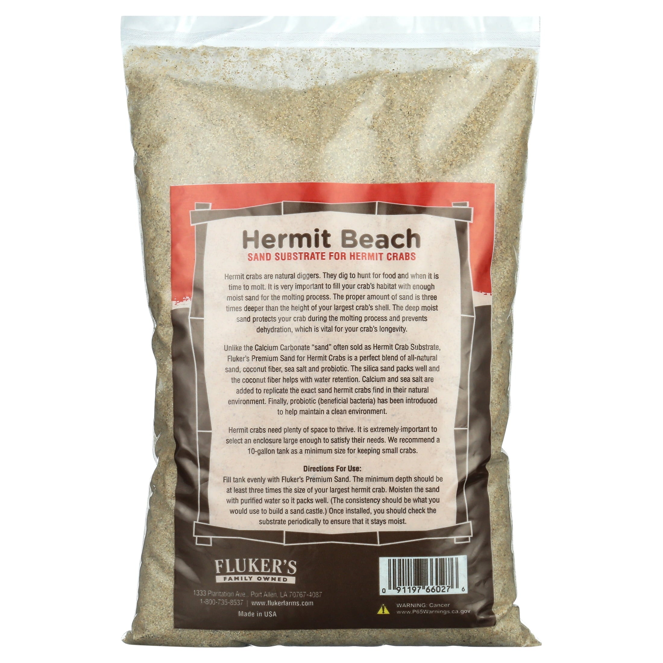 Beach Sand Substrate for Hermit Crabs
